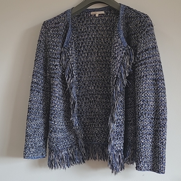 Maje open knit fringe cardigan - Picture 5 of 8